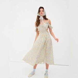 NWT For Love and Lemons Sibylla Midi Dress in Size M